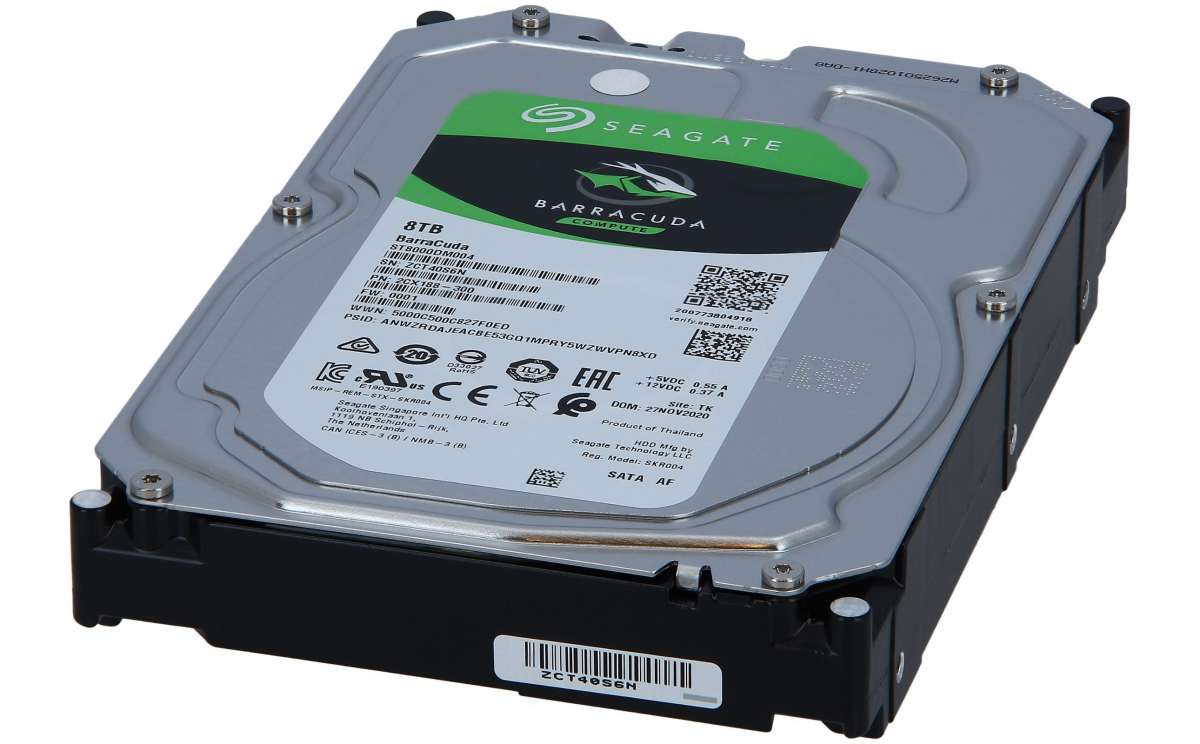 SEAGATE - ST8000DM004 - 8TB 256MB BarraCuda SATA 6Gb/s