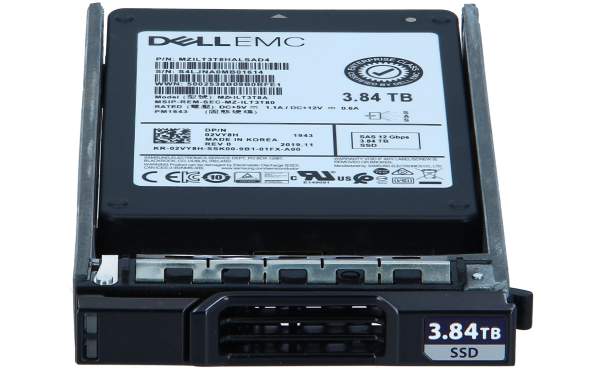 Dell - 2VY8H - Compallent Enterprise - 3.84TB SSD - SAS - 12G - Read Intensive - 2.5"