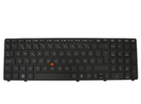 HP - 652553-091 - HP Tastatur - Norwegen - für EliteBook 8760w