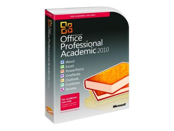 Microsoft - T6D-00014 - Microsoft Office Professional Academic 2010 - Box-Pack