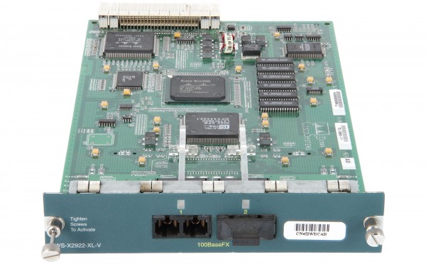 Cisco - WS-X2922-XL-V - 2-port 100BaseFX ISL/802.1Q Switch Module