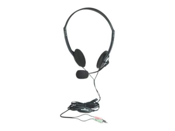 Manhattan - 164429 - Manhattan Headset - On-Ear - kabelgebunden