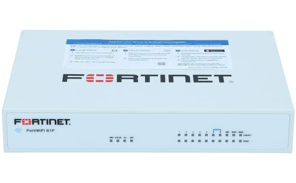 Fortinet - FWF-60F-E - FortiWiFi 60F - Security appliance - GigE - Wi-Fi 5 - 2.4 GHz - 5 GHz - desktop