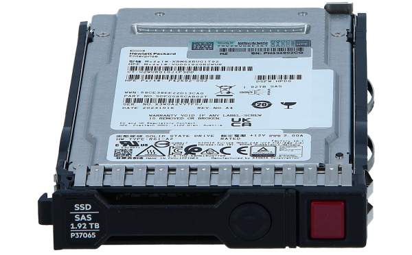 HPE - P36999-B21 - Read Intensive Value - SSD - 1.92 TB - hot-swap - 2.5" SFF - SAS 12Gb/s - Multi Vendor
