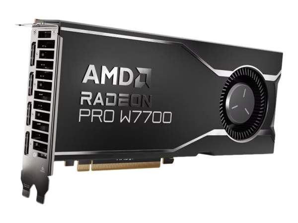 AMD - 100-300000006 - Radeon Pro W7700 - Graphics card - Radeon Pro W7700 - 16 GB GDDR6 - PCIe 4.0 x