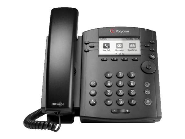 Poly - 2200-48350-025 - VVX 311 - VoIP phone - 3-way call capability - SIP - SDP - 6 lines