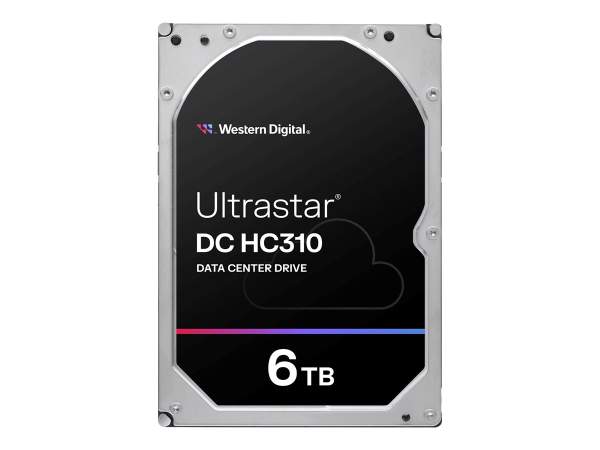 WD - 0B36047 - Ultrastar DC HC310 HUS726T6TAL5204 - Hard drive - 6 TB - internal - 3.5" - SAS 12Gb/s - 7200 rpm - buffer: 256 MB