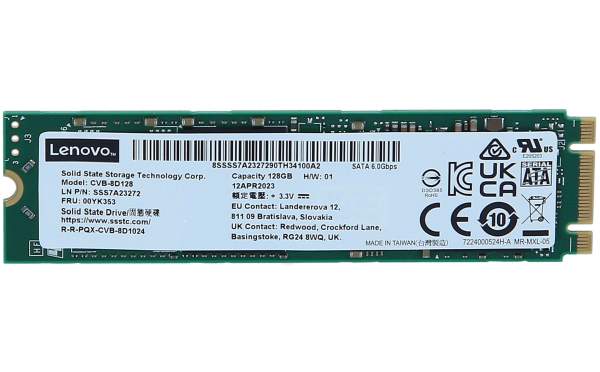 Lenovo - 7N47A00130 - Lenovo ThinkSystem CV3 - 128 GB SSD - intern