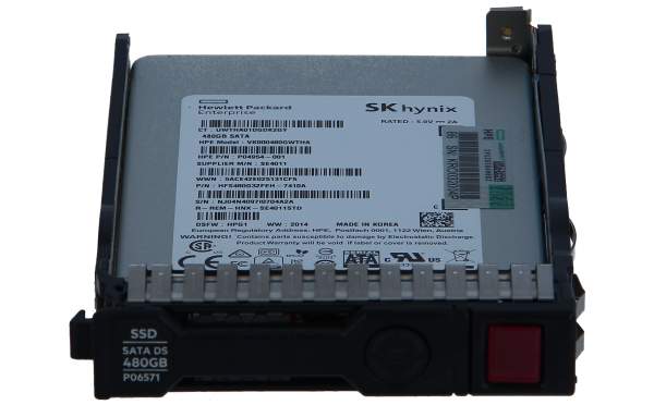 HPE - P06194-B21 - HPE Read Intensive - 480 GB SSD - Hot-Swap - 2.5" SFF (6.4 cm SFF)