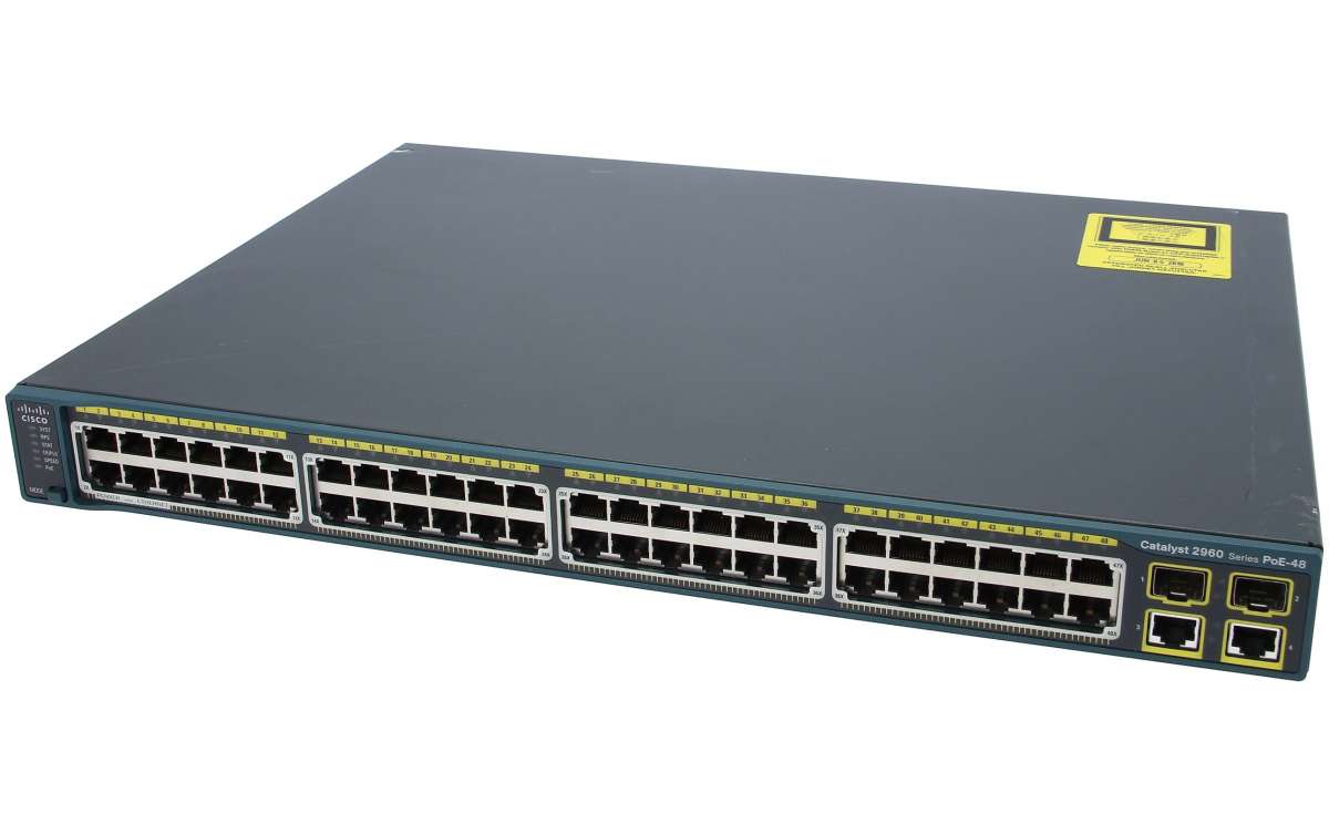 Cisco - WS-C2960-48PST-L - Catalyst 2960 48 10/100 PoE + 2 1000BT +2 ...