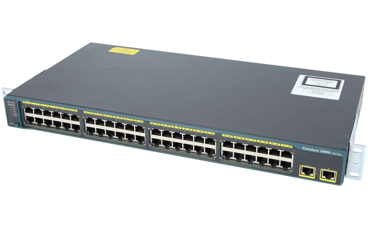 Cisco - Ws-c2960-48tt-l - Catalyst 2960 48 10 100 Ports + 2 1000bt Lan 