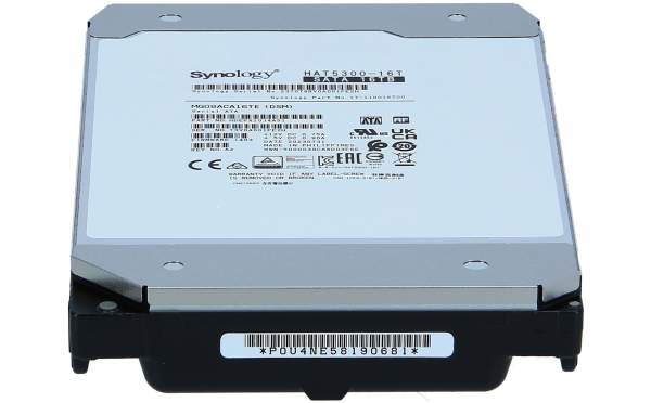 Synology - HAT5300-16T - Hard drive - 16 TB - internal - 3.5" - SATA 6Gb/s - 7200 rpm