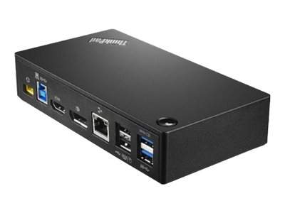 Lenovo - 40A80045SW - Lenovo ThinkPad USB 3.0 Ultra Dock - Docking Station