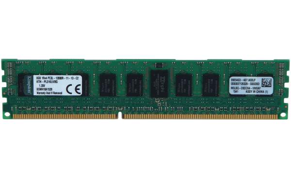 Kingston - 2P-KTH-PL316LV/8G - 8GB DDR3L 1600MHz ECC RDIMM 1Rx4