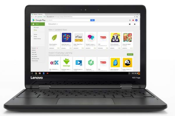 Lenovo - 80YS000DNC - Lenovo N23 Schwarz Chromebook 29,5 cm (11.6 Zoll) 1366 x 768 Pixel 1,6 GHz