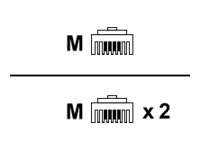 UNIFY - L30251-U600-A844 - RJ45-Y-Kabel 1x RJ45 auf 2x