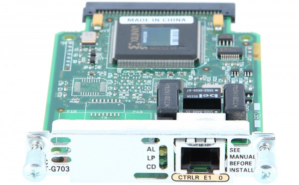 Cisco - VWIC-1MFT-G703= - 1-Port RJ-48 Multiflex Trunk - G.703