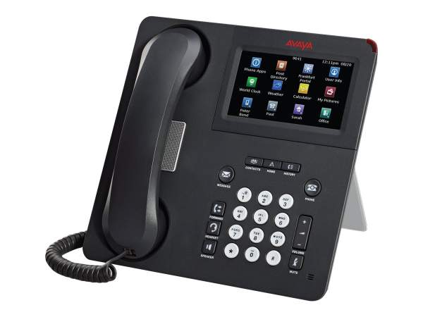 Avaya - 700480627 - 9641G Kabelgebundenes Mobilteil 5Zeilen LCD Grau IP-Telefon