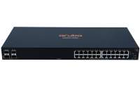 HP - JL678A - Aruba 6100 24G 4SFP+ Switch - Switch - L3 - Managed - 24 x 10/100/1000 + 4 x 1 Gigabit / 10 Gigabit SFP+ - side to side airflow - rack-mountable