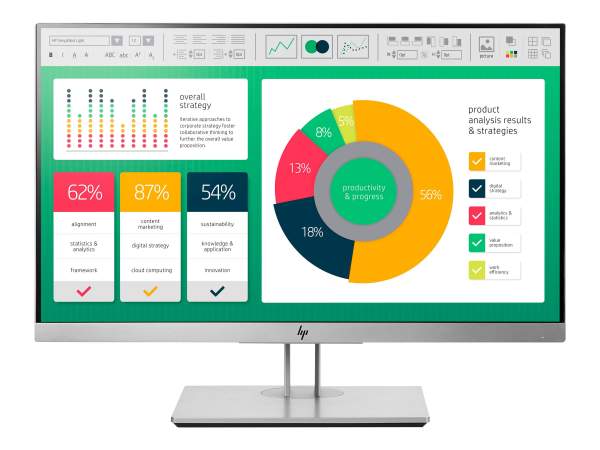 HP - 1FH45AA#ABB - HP EliteDisplay E223 - LED-Monitor - 54.6 cm (21.5")