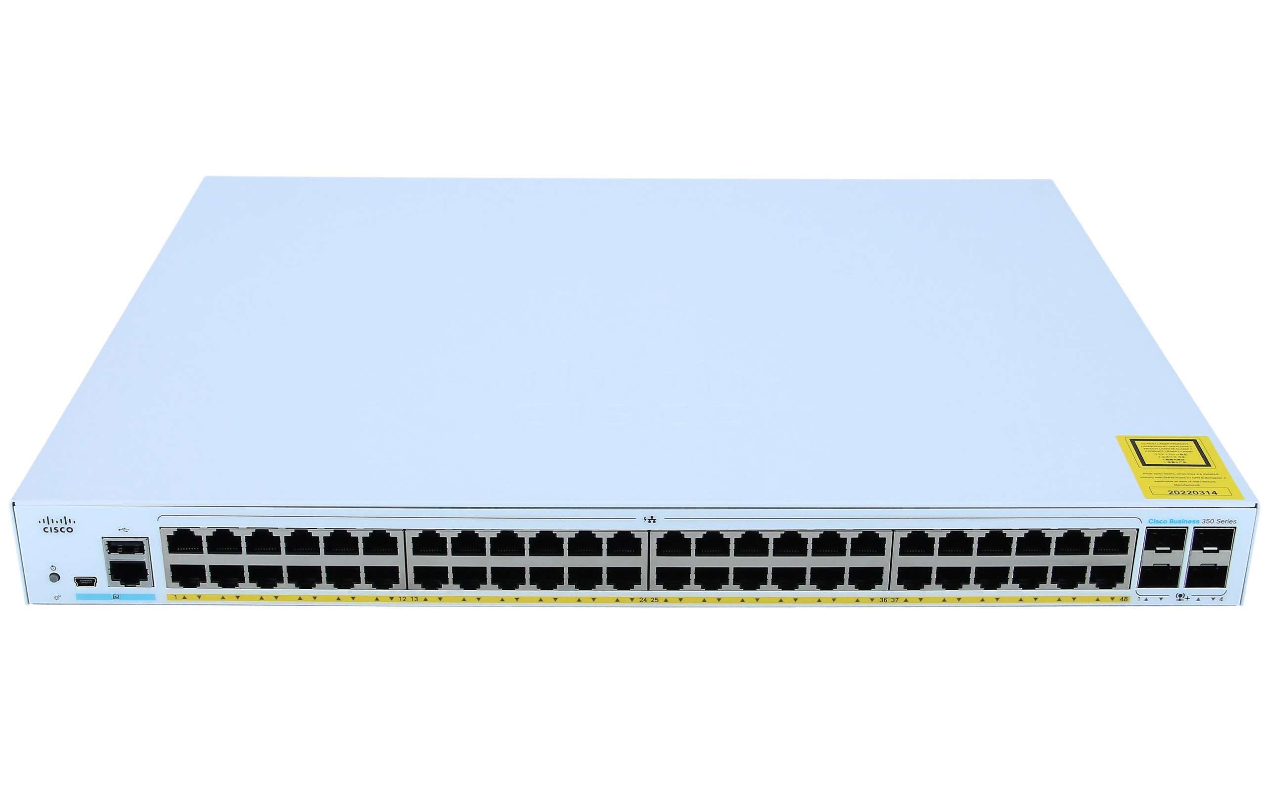 CBS350-48P-4X-EU - 48 x 10/100/1000 (PoE+) + 4 x 10 - Cisco
