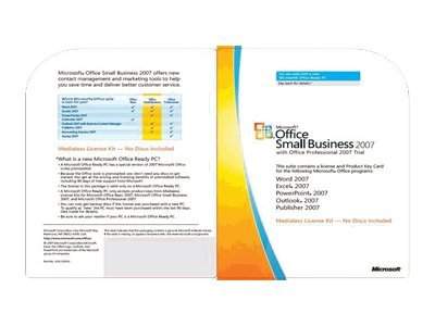 Microsoft - 9QA-01496 - Microsoft Office Small Business 2007 - Lizenz - 1 PC - OEM, MLK - V.2 -