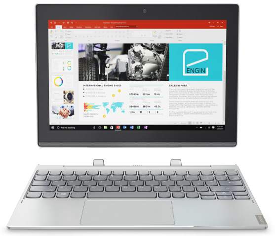 Lenovo - 80XF001VMZ - Lenovo Miix 320 128 GB Silber - 10,1" Tablet - 1,44 GHz 25,6cm-Display