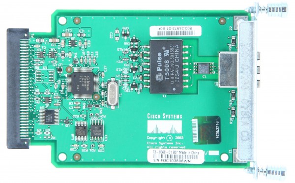 Cisco - WIC-1B-S/T-V3= - 1-Port ISDN WAN Interface Card (dial and leased line)