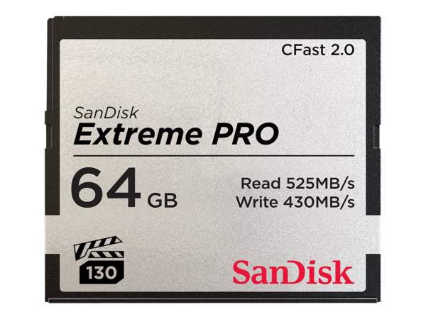 SANDISK - SDCFSP-064G-G46D - CFast 2.0 Extreme Pro 64GB