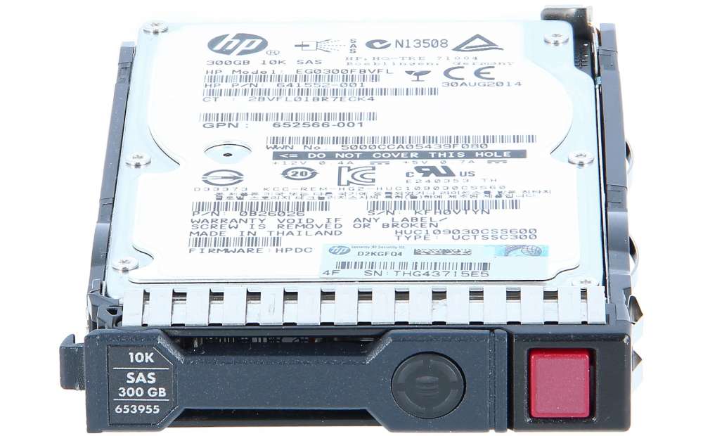 HP - 652564-B21 - HP 300GB 6G SAS 10K 2.5in SC ENT HDD neu