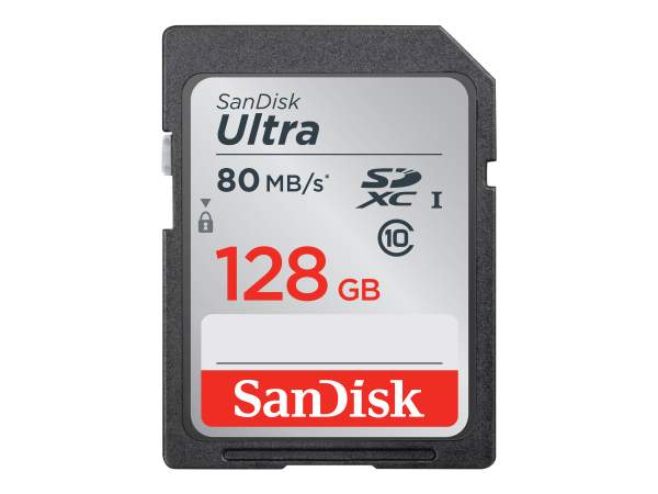 SANDISK - SDSDUNC-128G-GN6IN - SD Ultra 128GB 80MB/s (SDXC) Class 10