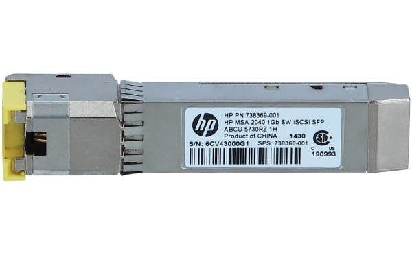 HP - C8S75A - SFP+ transceiver module - 1GbE - iSCSI - (pack of 4)