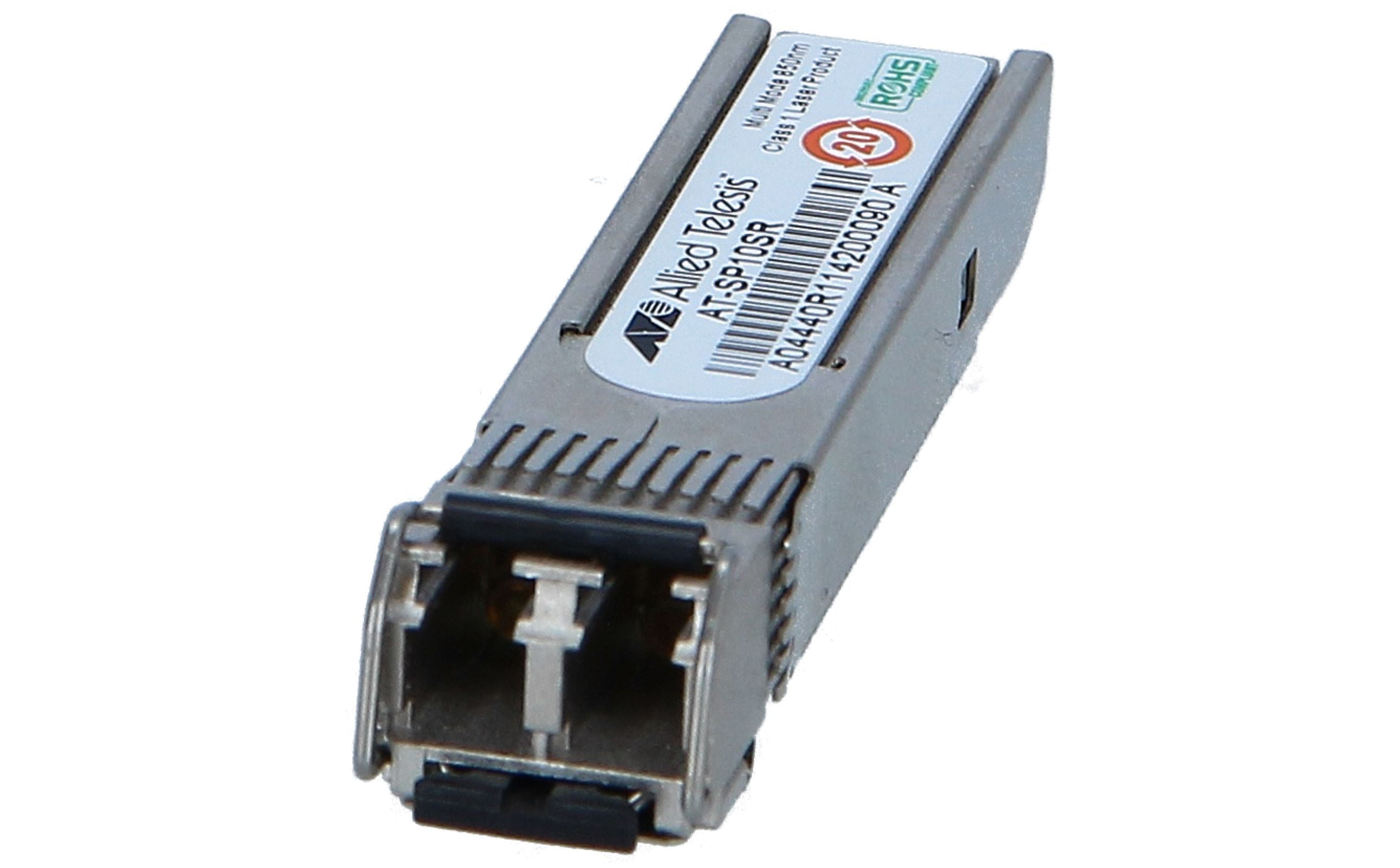 Allied AT-SP10SR AT SP10SR SFP+ transceiver module 10 GigE  10GBase-SR LC multi-mode up to 300 m 850 nm