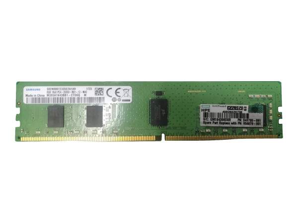 HPE - 815097-K21 - 815097-K21 - 8 GB - 1 x 8 GB - DDR4 - 2666 MHz - 288-pin DIMM