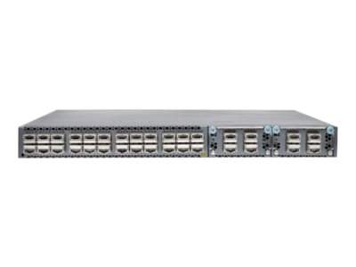 Juniper - QFX5100-24Q-AFO - QFX Series QFX5100-24Q - Switch - L3 - Managed - 24 x 40 Gigabit QSFP+ (breakout compatible) - front to back airflow - rack-mountable