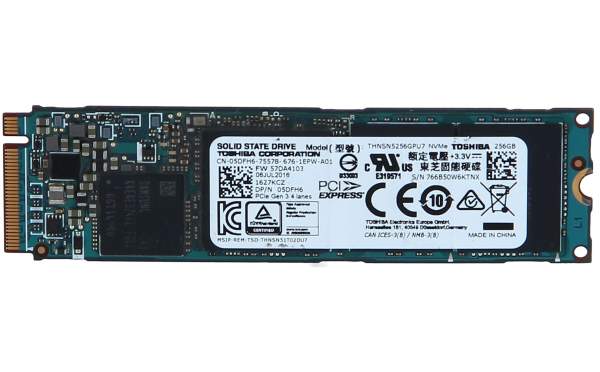 Toshiba - 05DFH6 - 256GB M.2 2280 PCIe NVMe SSD