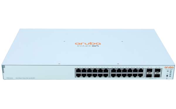 HPE - JL684B - Aruba Instant On 1930 24G Class4 PoE 4SFP/SFP+ 370W Switch - Switch - L3 - Managed - 24 x 10/100/1000 (PoE) + 4 x 1 Gigabit / 10 Gigabit SFP+ - rack-mountable - PoE (370 W)