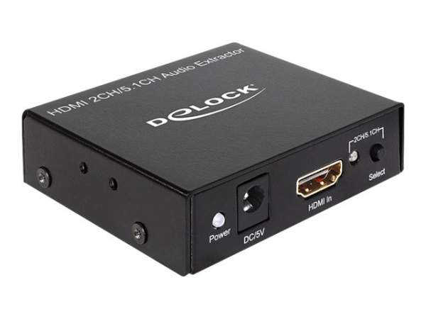 DELOCK - 62492 - HDMI Stereo / 5.1 Kanal Audio Extractor