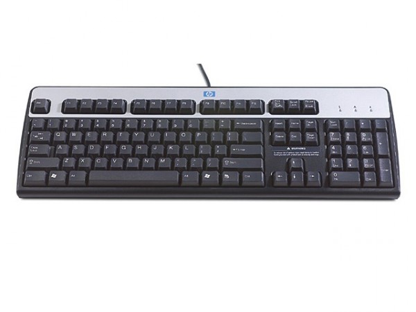 HP - 701429-061 - HP Tastatur - USB - Italien - Silber, tiefschwarz