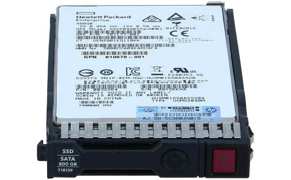 HPE - 787177-001 - 3PAR 8000 480GB 6G 2.5INCH MLC SAS SSD - Solid State Disk - Serial Attached SCSI (SAS)