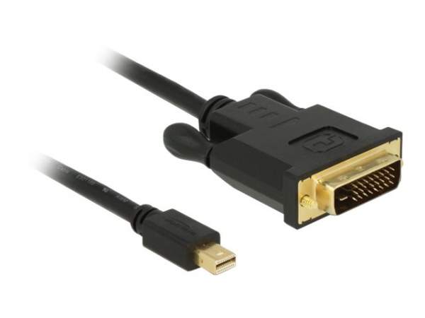 DELOCK - 83988 - Mini-DisplayPort auf DVI Kabel 1m schwarz