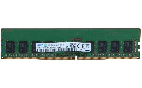 Samsung - M378A1K43BB1-CPB - 8GB 1Rx8 DDR4 PC4-17000P-U DDR4-2133MHZ UDIMM NON ECC