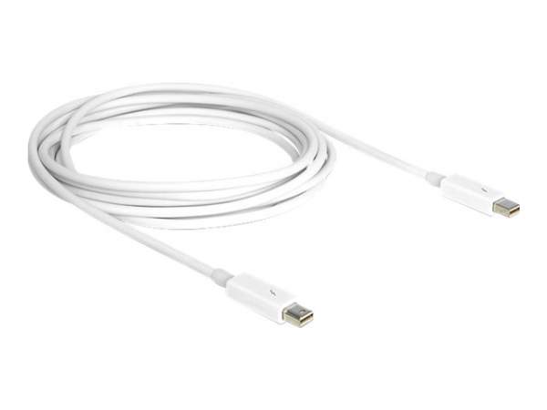 DELOCK - 83168 - Thunderbolt 2 Kabel wei? 3m