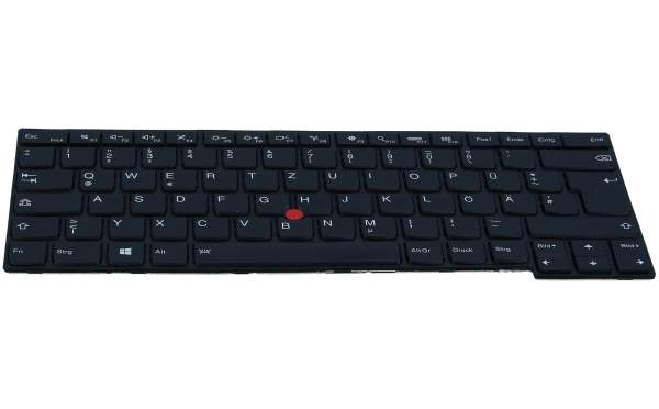 Lenovo - 01YT154 - Keyboard - German - Black - QWERTZ - Backlight - Mouse-Stick
