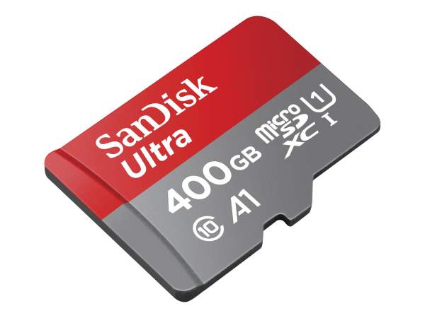 SANDISK - SDSQUAR-400G-GN6MA - Mobile Ultra MicroSD 400GB Class 10 mit Adapter