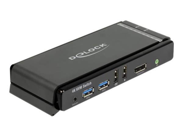 DELOCK - 11467 - KVM Switch 2xDisplayPort 4K 60Hz + USB3.0 + Audio