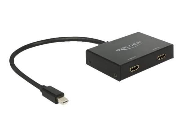 DELOCK - 87696 - Splitter Mini-DisplayPort auf 2x HDMI out 4k