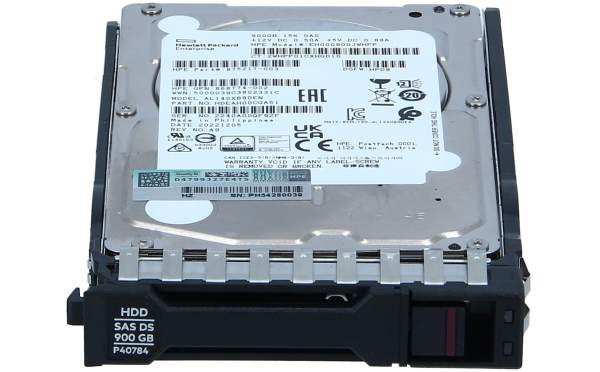 HPE - P40432-B21 - Mission Critical - Festplatte - 900 GB - Hot-Swap - 2.5" SFF (6.4 cm SFF)