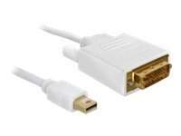 DELOCK - 82918 - Mini-DisplayPort auf DVI Kabel 2m wei?