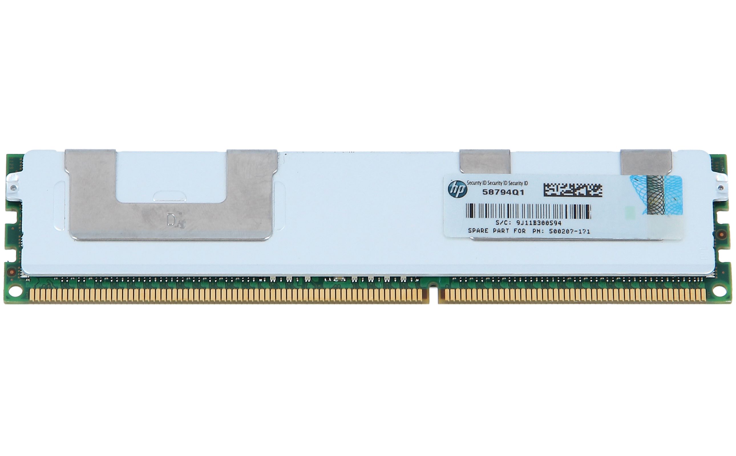 HP 500207-171 HP 16GB (1x16GB) Quad Rank x4 PC3-8500 (DDR3-1066) new  and refurbished buy online low prices